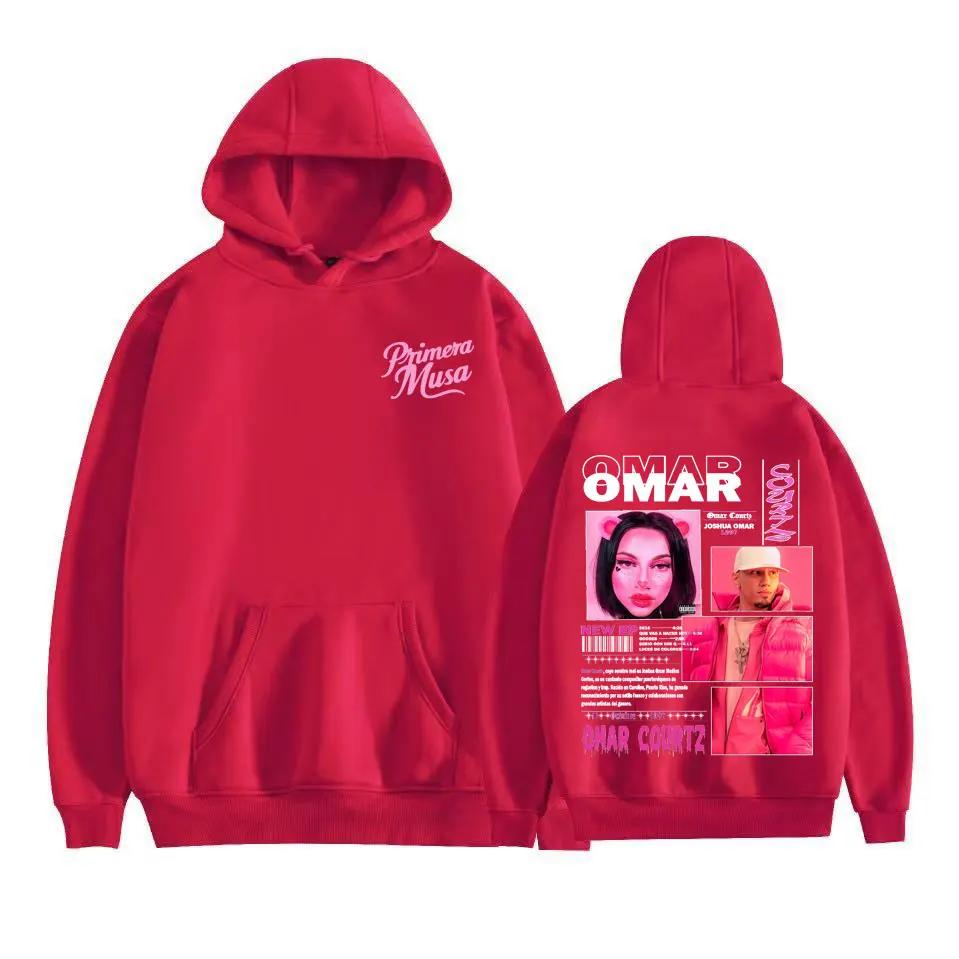 Omar Courtz Primera Musa Graphic Hoodies Men Women Clothing Hip Hop Fashion Sweatshirt Harajuku Casual Fleece Hoodie Streetwear