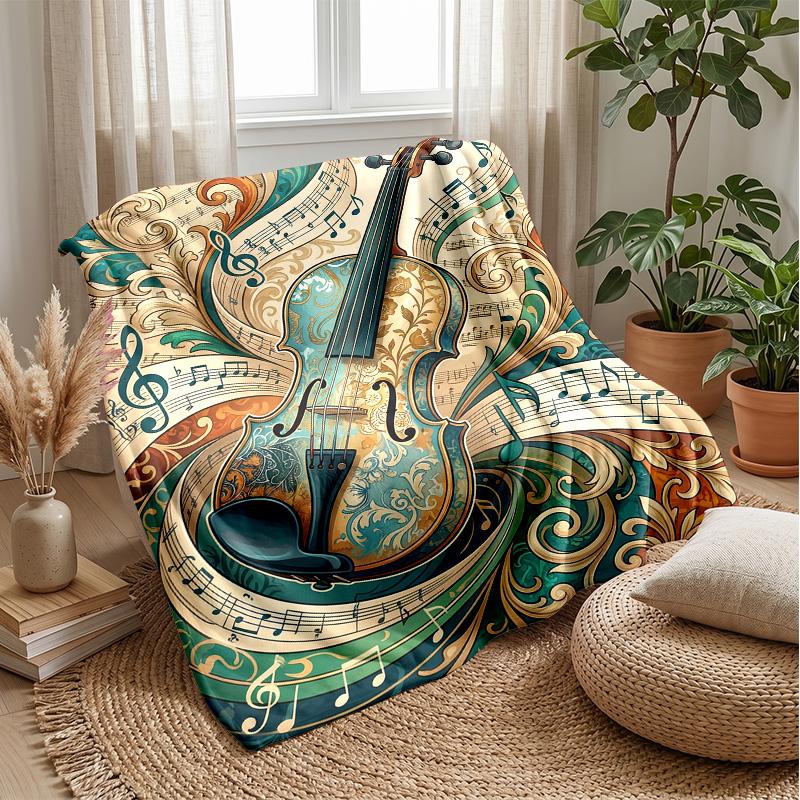Oceanic Voyage Collection Theme blanket Lightweight Warm Flannel Blanket Decorative Throw Blanket for Home Decoration