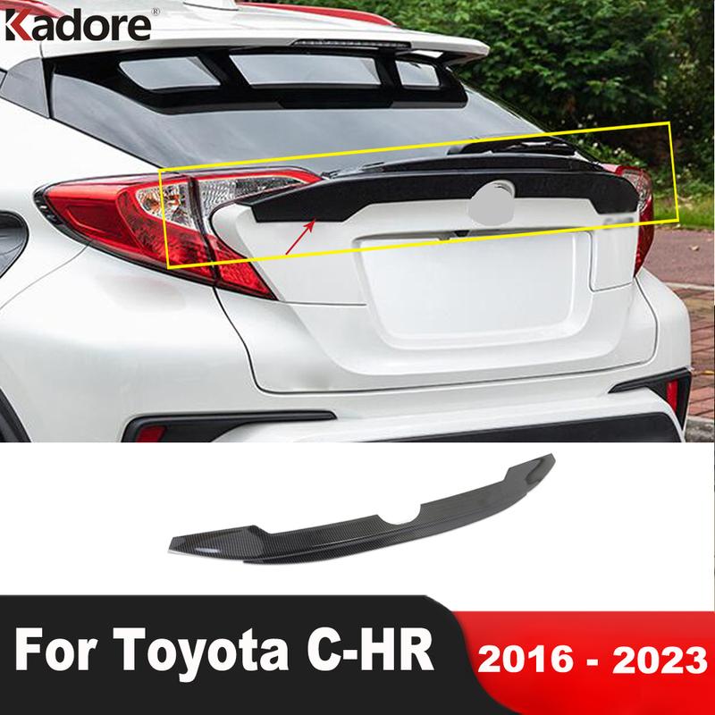 Накладка на задний спойлер багажника Для Toyota CHR C-HR 2016-    Накладки-крылья на боковины задней двери из углеродного волокна Автоаксессуары