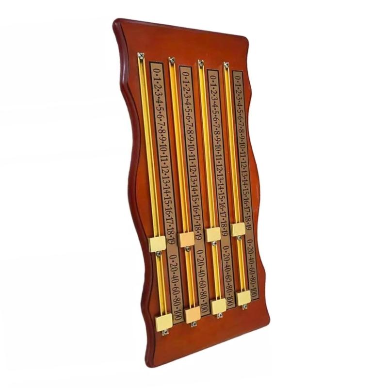 Wood Billiard Score Board Counters Snooker Game Counters Referee Scores Keeper Shuffleboard Scoreboard Easy to Use