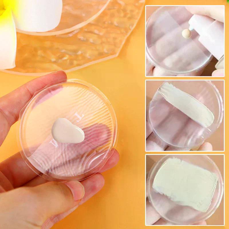 Spugnetta in Polvere in Gel di Silicone Morbido per Cosmetici Fondotinta Viso Crema BB Senza Assorbimento di Polvere Spugnetta Cosmetica Strumenti per il Trucco