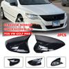 For VW Golf MK6 GTI R GTD 2009- 2Pcs Side RearView Mirror Cover Caps Mirror Tools Case Gloss Black Tuning New