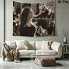 Lana Del Rey Poster Wandteppich Ästhetisches Wandbehang Gedruckter Stoffdecke Dekorative Wandteppiche für Schlafzimmer Wohnzimmer Heimdekoration