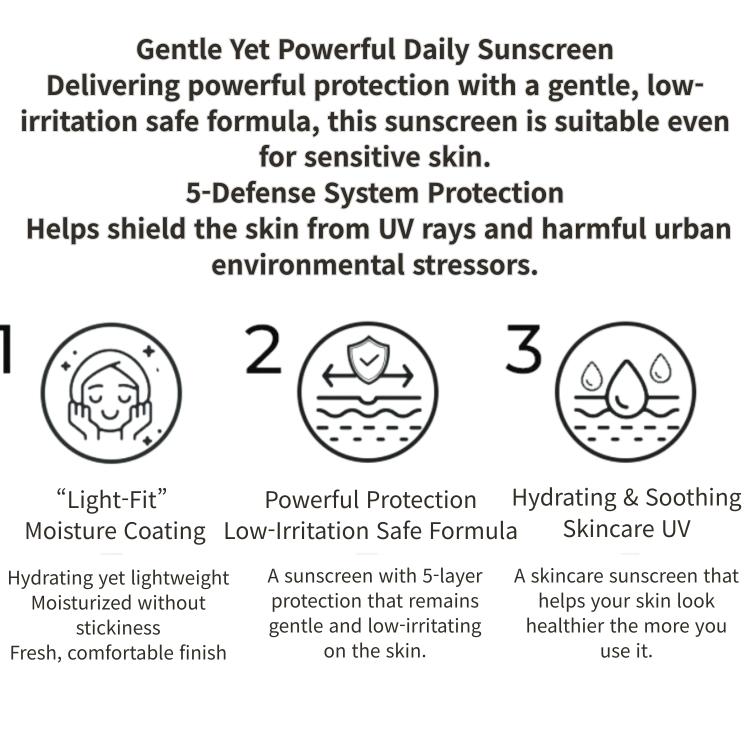 Hera UV Protector Multi Defense Fresh 50ml SPF 50+ PA++++ Lightweight & Refreshing Sunscreen