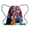 Printed Drawstring Pocket, Portable Drawstring Bag, Water-resistant