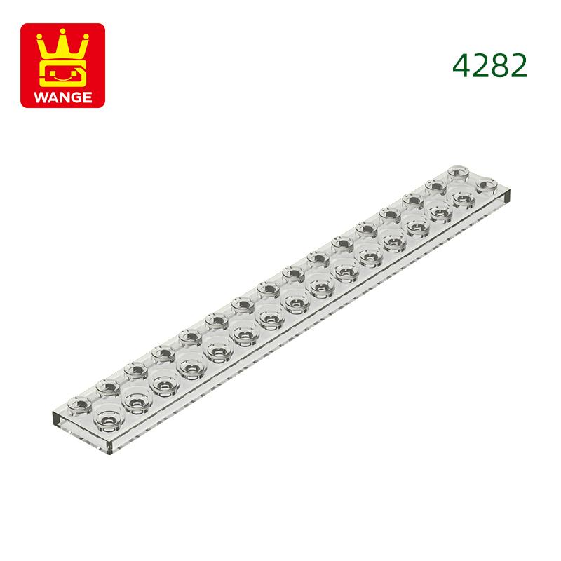 High-Quality 22Pcs/lot 4282 Thin Blocks Plate 2x16 Base Plate Works With featuring Block Moc Colour City Accessories Parts