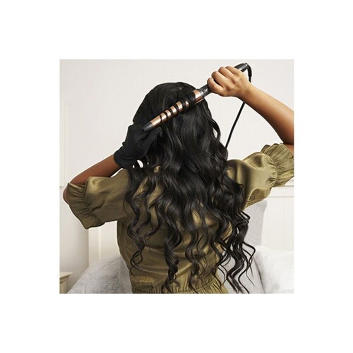 Babyliss Salon Brilliance Conical Curling Iron C458e Black and Rose Gold