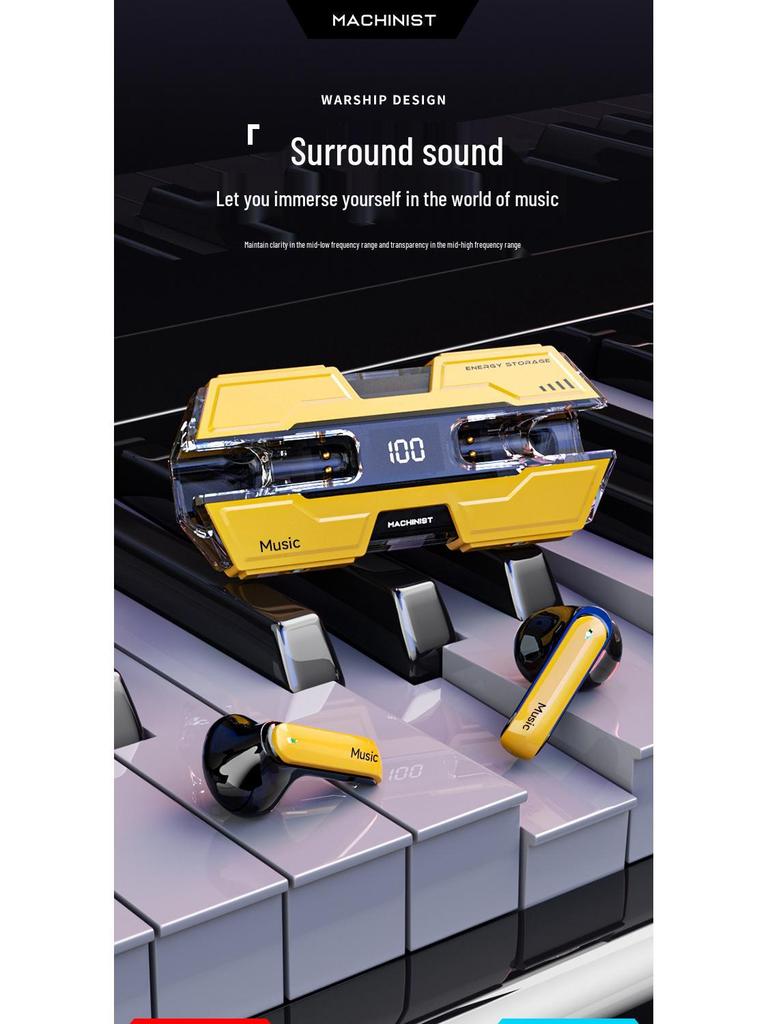 G20 Low Latency Esports Wireless Bluetooth 5.2 Headset with Long-lasting Battery and Superior Sound Quality.