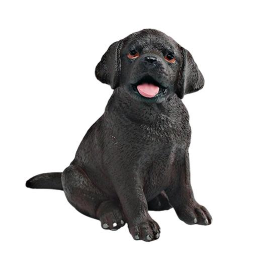 Simulated Dog Figurine PVC Puppy Model Miniature Animal Statue Sculpture Educational Toy Desktop Decoration Ornament Dog Lovers Gift