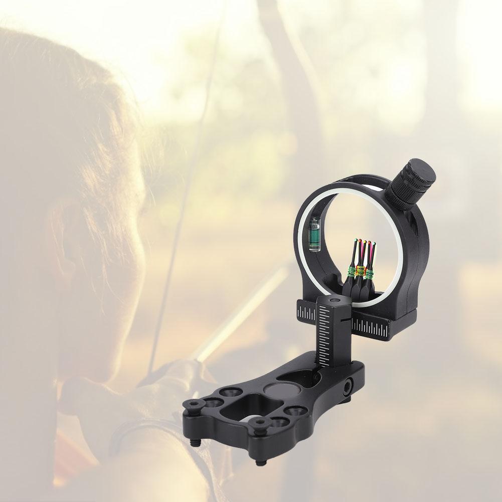 Aluminum Alloy Archery 5 Pin Compound Bow Sight Shoot Sighting Device Hunting Shooting Accessories