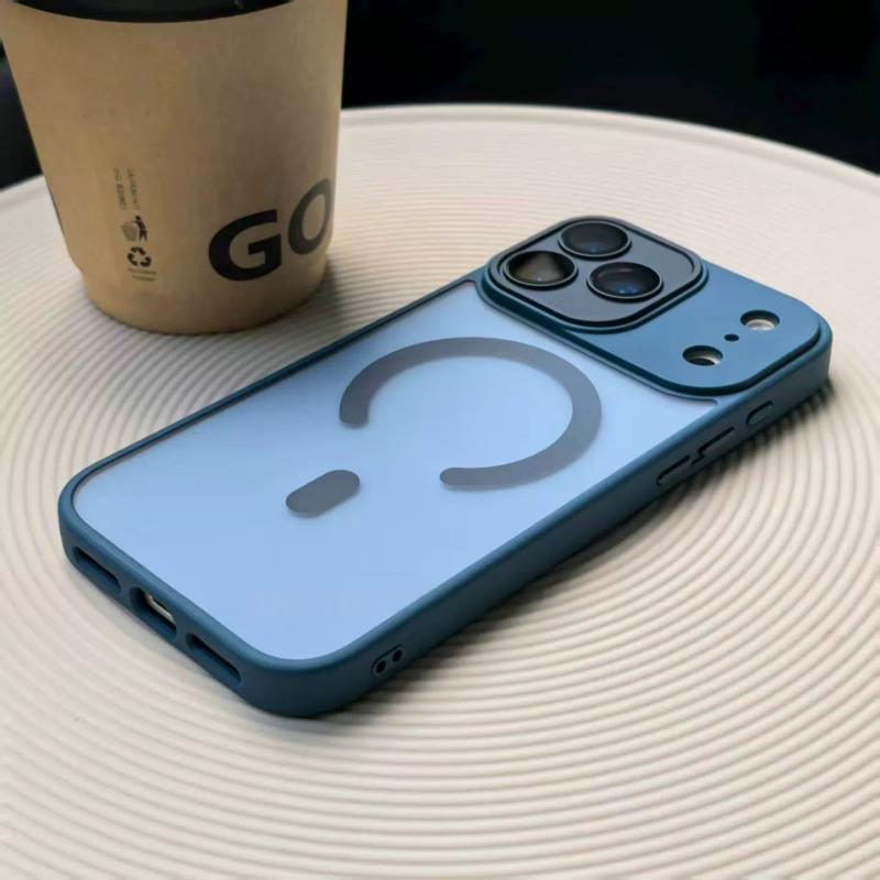 Matte Translunt Lens Protect Magsafe Phone Case For iPhone 17 17 Air 17Pro 17 Pro Max Magnetic Wireless Charge Cover