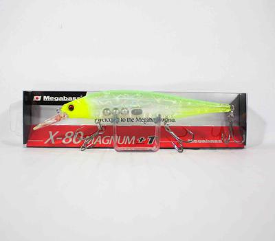 Megabass X-80 Magnum +1 Sinking Lure GP Sparkring Chart Head (2402)