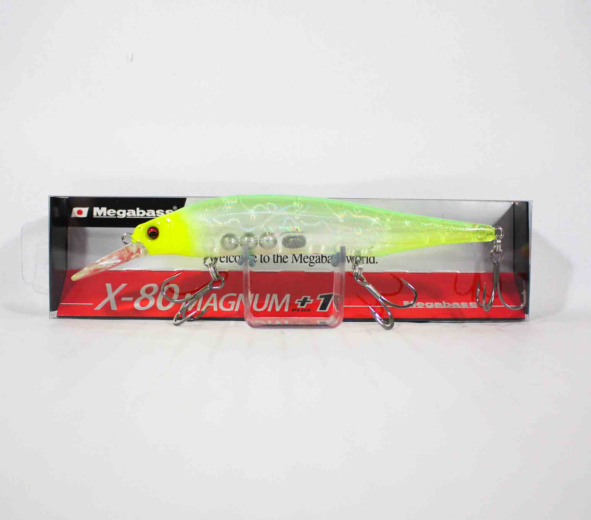 

Megabass X-80 Magnum +1 Тонущая приманка GP Sparkring Chart Head (2402)