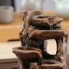 Tabletop Water Fountain Decorative Rock Waterfall Decor Quiet Pump for Office