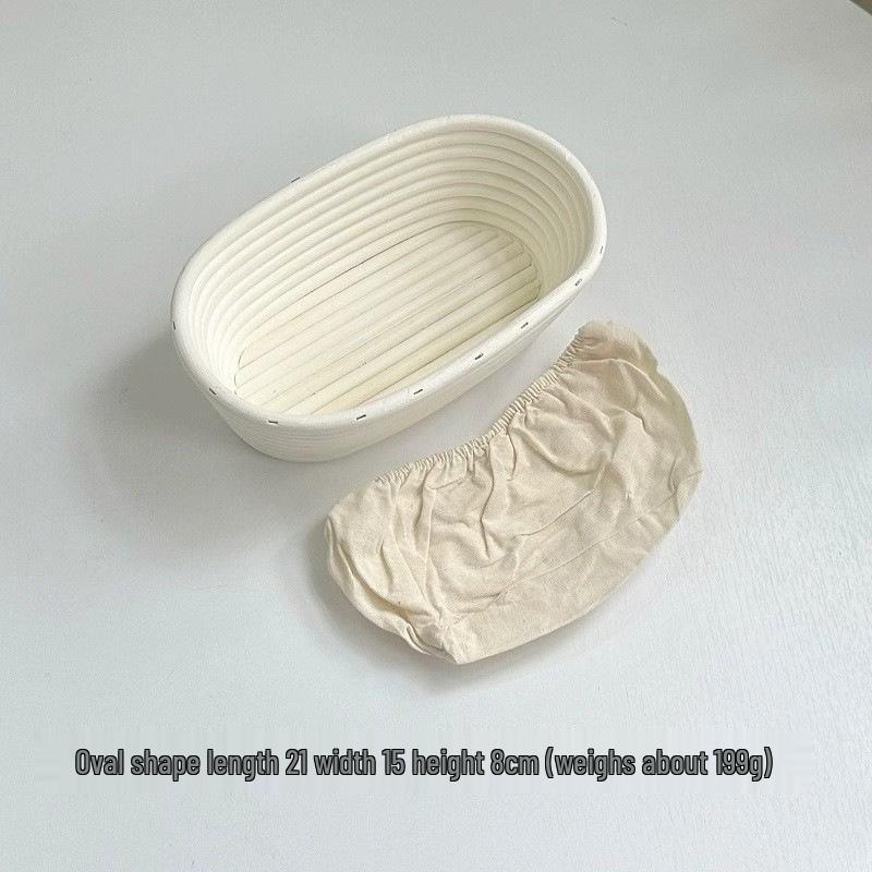 Rustikaler Gärkorb für Brot im europäischen Stil - Vietnamesische Rattan-Geflecht-Back- und Aufbewahrungswerkzeuge