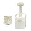 MidAutumn Festival Moon Cake Maker 3D Leaf Pattern Moon Cake Molds Cookie Stamp Hand Press Cookie Dessert Cutter