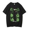 Mob Psycho 100 bawełniany t-shirt męski Retro Grunge estetyka Vintage top koszulki kawaii Y2k estetyka Punk Wygodny Gotycki3