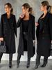Manteau en laine double boutonnage à manches longues Bestseller Femme Automne/Hiver 2025