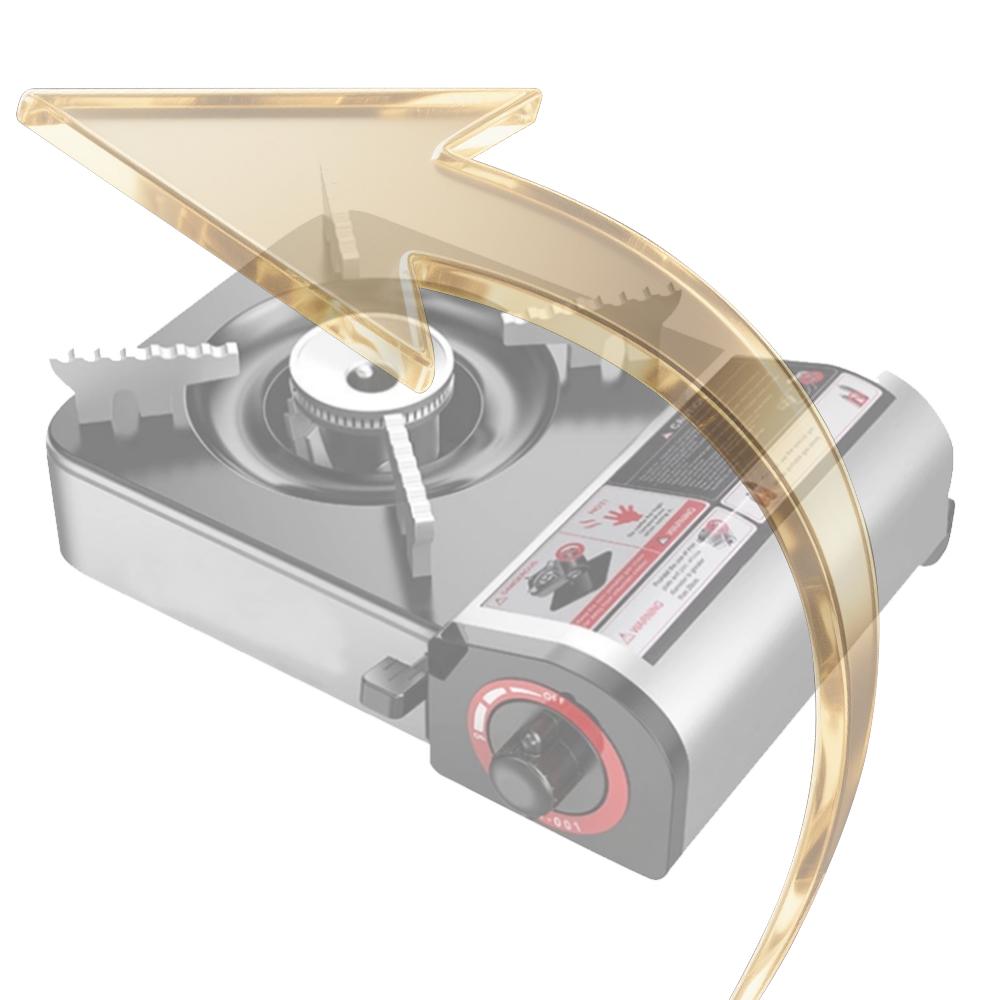 Portable Gas Stove Windproof Butane Camping Stove Single-Burner Butane Stove for Indoor & Outdoor Cooking China Mainland