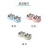 Frog Double Pet Food Bowl For Cat Dog With Stainless Steel Inner Silicone