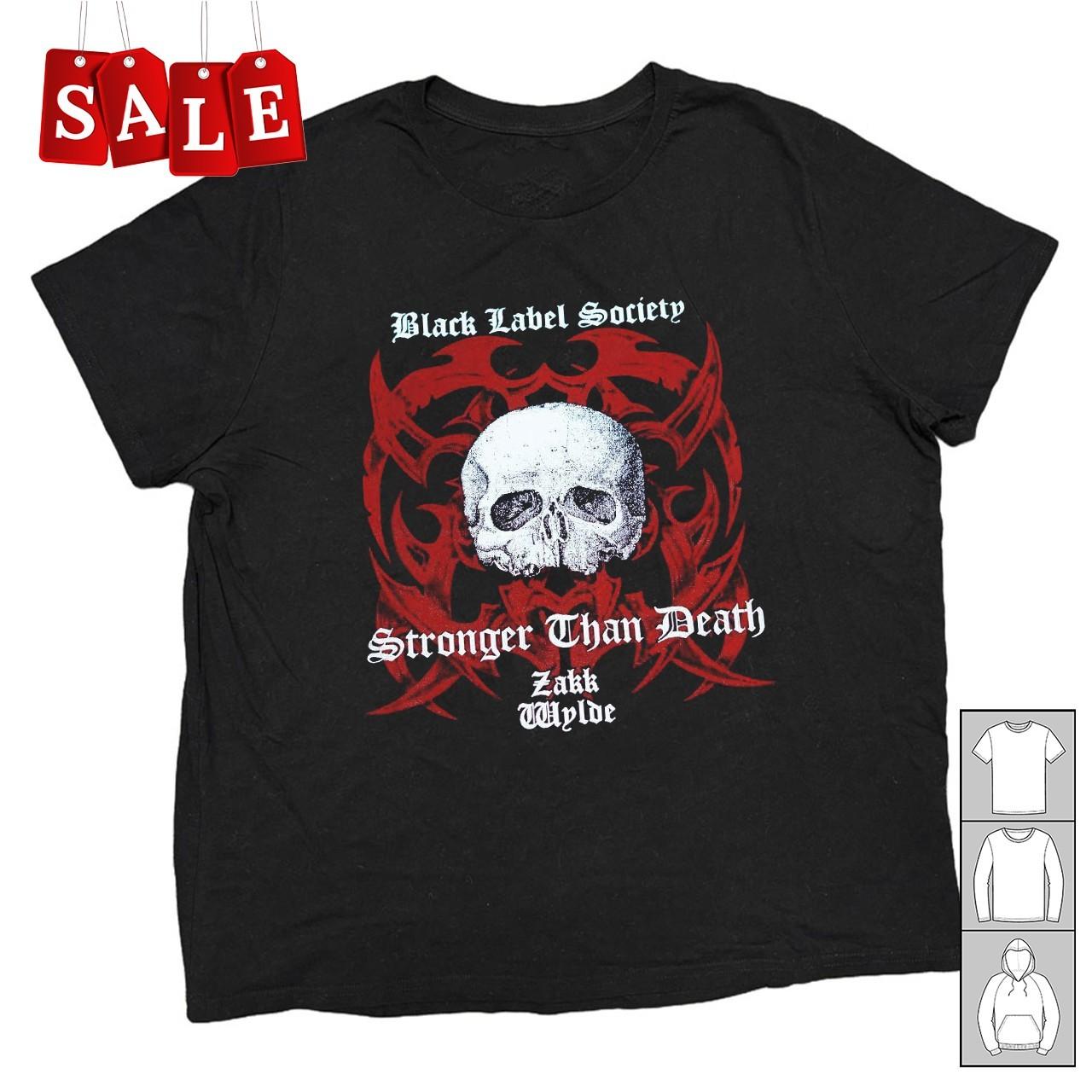 New Black Label Society Tee Stronger Than Death S-5XL Shirt MD724 S