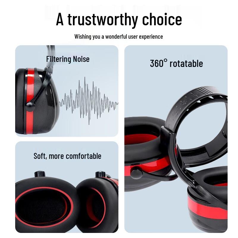 Leyoubaiyi Adjustable Noise-Canceling Earmuffs