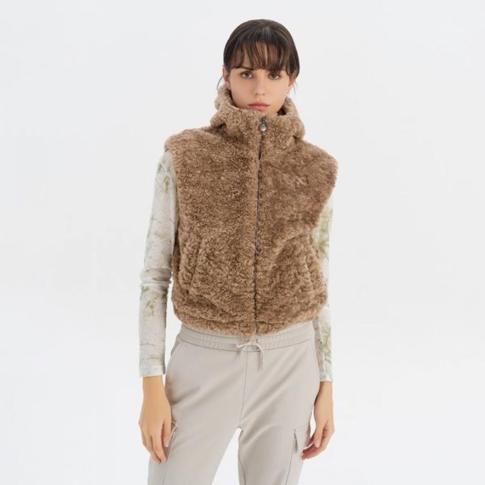 Huit Fleece Hooded Vest Htwvt3l01t