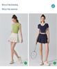 Antibacterial Pleated Athletic Skirt: Nude Feel, Quick-Dry, Anti-Exposure, Yoga, Golf, Tennis