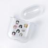 Demon Slayer Nezuko Zenitsu Tanjirou Transparent Airpods Case for Funda Airpods 2/1 Cover Kimetsu No Yaiba Soft TPU Case Coque
