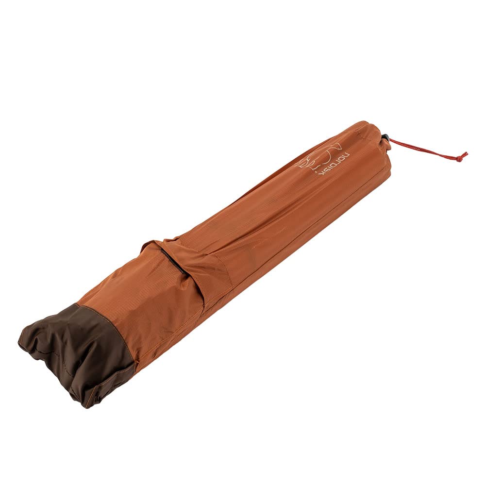 NORDISK Reisa 4 PU Zelt für 4 Personen, 2-Raum-Zelt, Kuppelzelt, Tunneltyp, Großfamilie, Familiencamping, 122056, Cashew Brown, Zelt Reisa 4 PU [NORDISK]