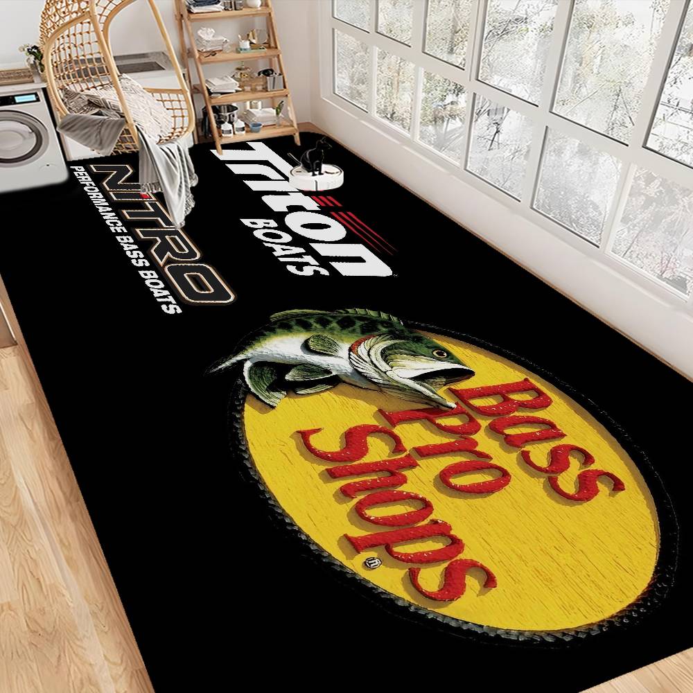 

Fishing Brand Bass-Pro-Shops Entrance Door Mat Nordic Style Home Doormat Bathroom-Toilet Mats Bedroom Hotel Decor Mat 40x60cm