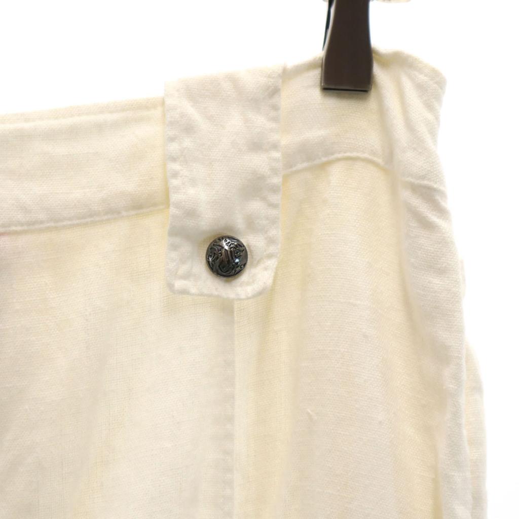 VERSACE JEANS SIGNATURE Made in Italy Leinen Midilänge Enger Rock 38 Damen Gebraucht