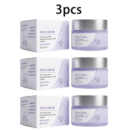 Crème hydratante pour le cou, soin doux respectueux de la peau, peau douce du visage et du cou, crème de massage rafraîchissante et hydratante pour le visage et le cou 50g