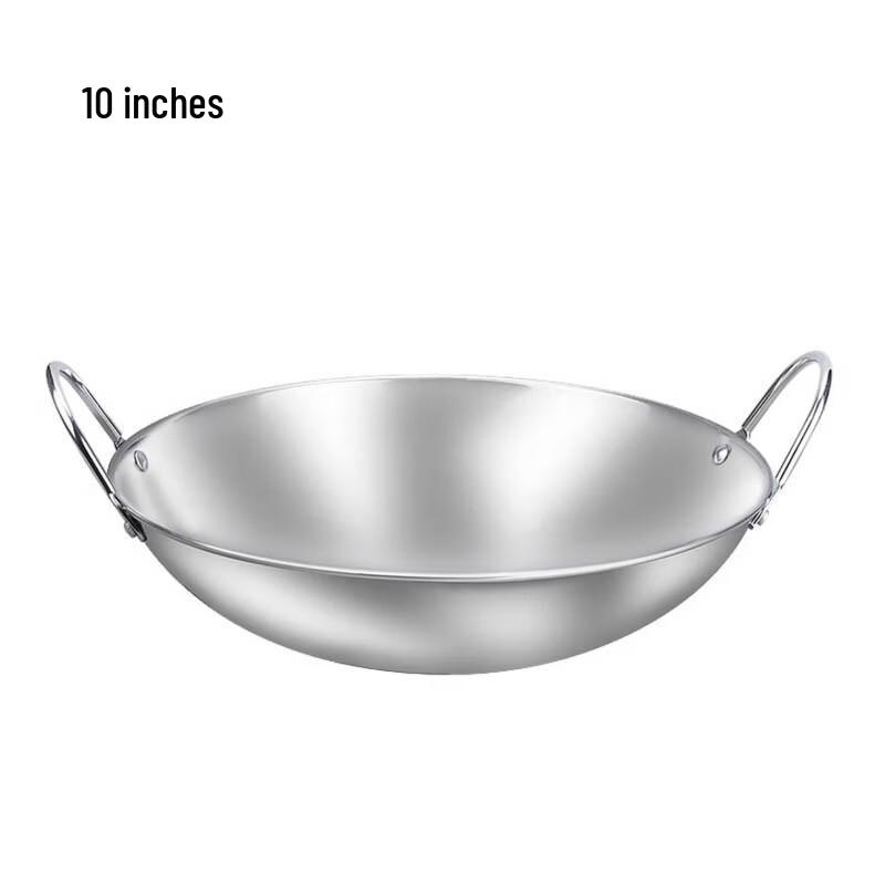 Versatile Stainless Steel Double-Handle Pot