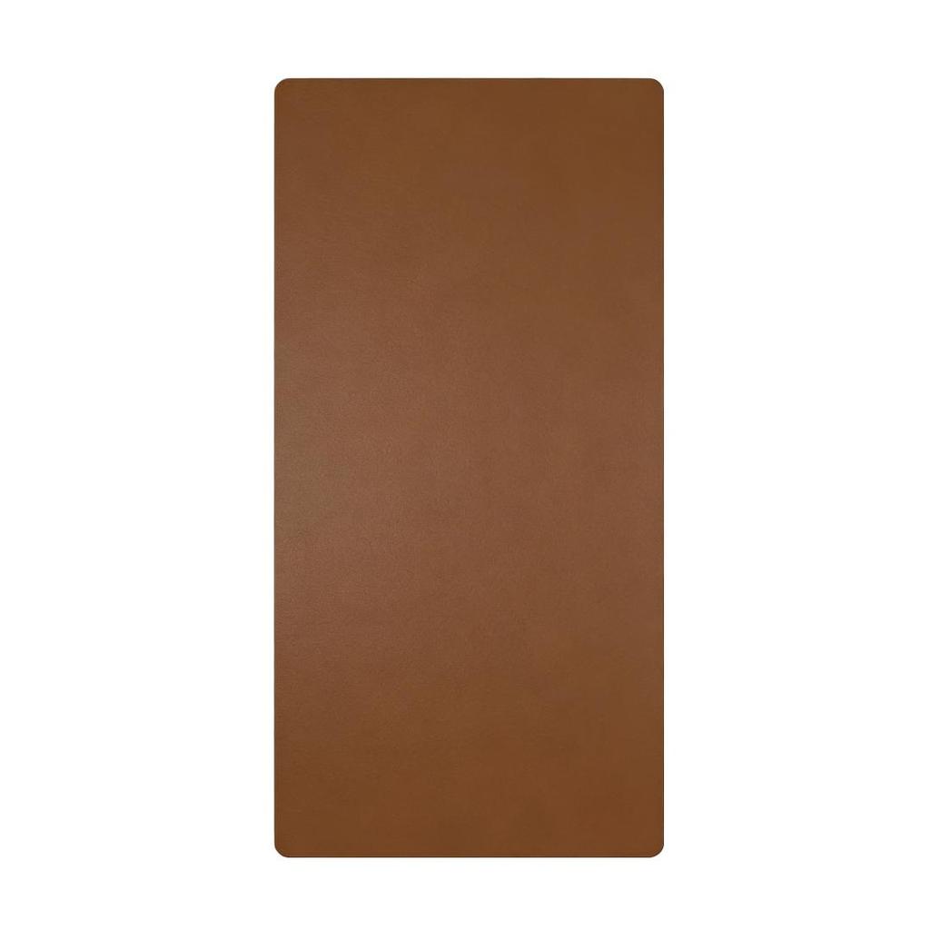 LESAILES Single-Sided Lambskin Waterproof Mouse Pad, Extra Large Desk Pad, Brown, 1200*600*1.8mm