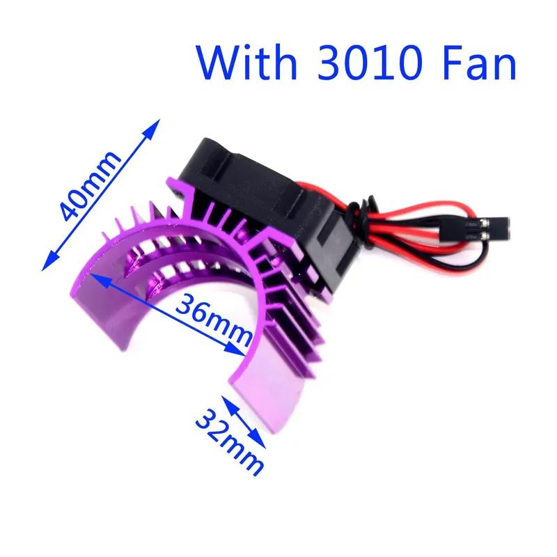 WLtoys High Quality 12428 A979-B A959-B 540 Motor Heatsink with Cooling Fan For 1:10 1:12 1:8 RC Racing Car Spare Parts