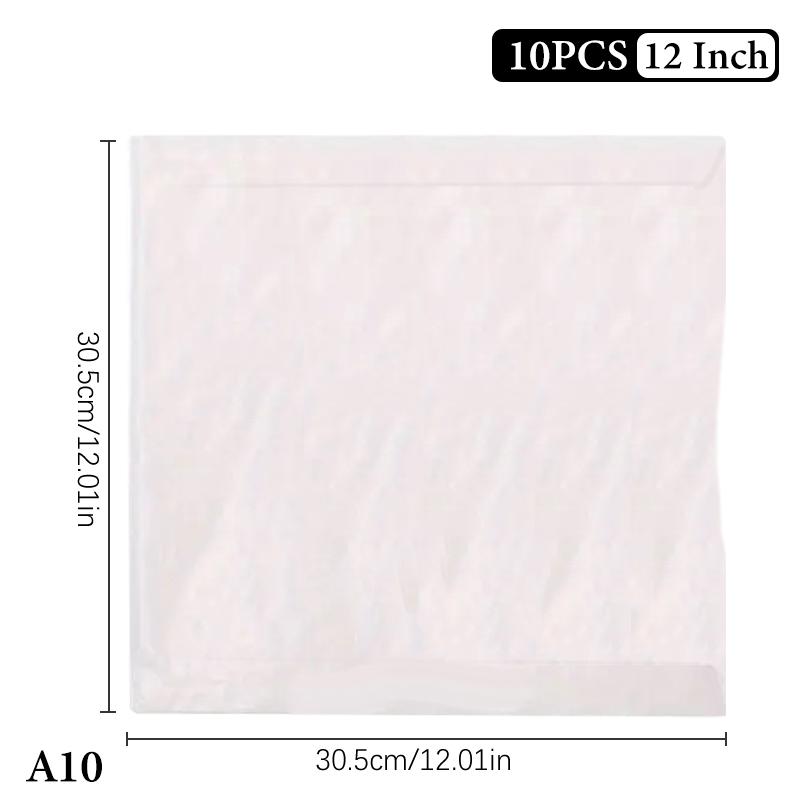 5/10/20Pcs Glassine Paper Vinyl Record Inner Sleeves 7/10/12Inch Lp Protective Covers Dust-Proof Anti-Static Storage Envelopes