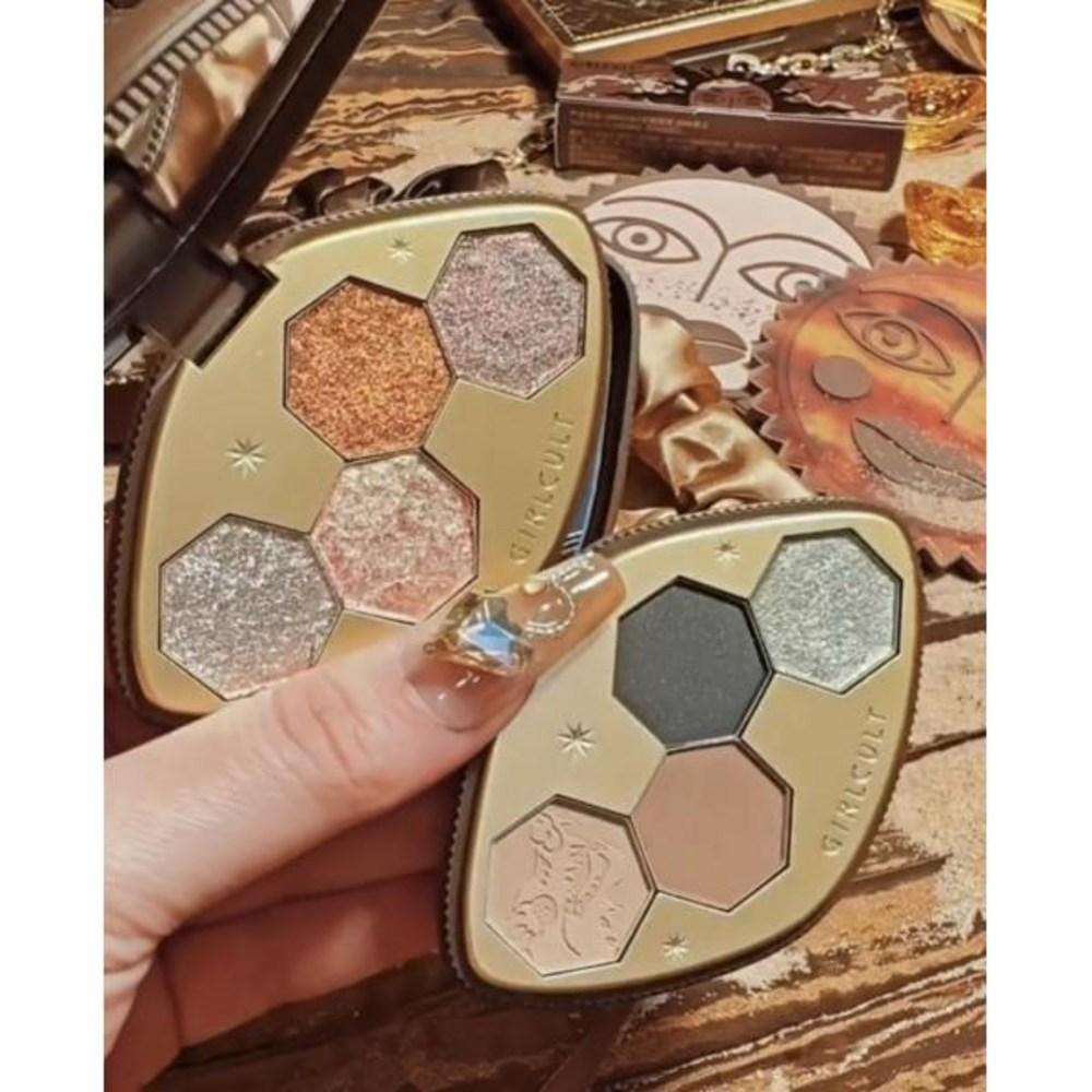 Paletă Machiaj Ochi Girl Cult Sclipitor Mat Perlat Cameleon Fard Cosmetice 4 Culori, 1 Bucată, 2) 56dianjing