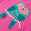 T-shirt pour enfants rose foncé 92/104/116/128/140