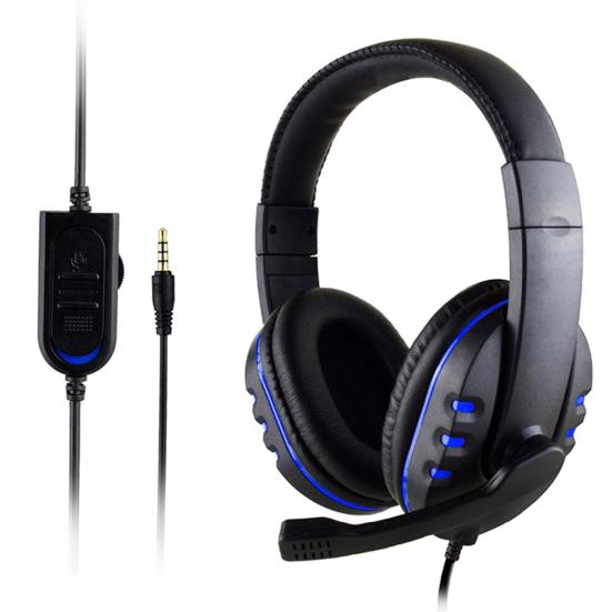 Earphone Soft Ear Pads Surround Sound Effect Breathable 3.5mm Wired Headphone with Mircophone Daily Use