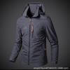 Hot-Selling 8817 Spring And Autumn Thin Jacket With Detachable Hooded New Middle-Aged And Young-Aged Large-Size Breathable Model