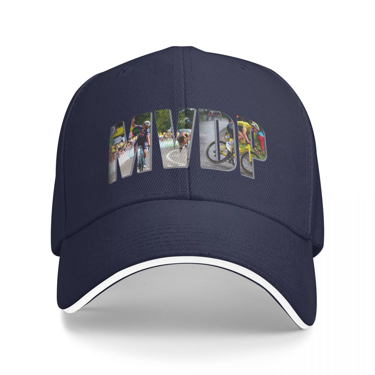 Flowers Fashion Mathieu Van Der Poel Logo Trucker Cap Merch Casual Snapback Cap voor unisex pet, geschikt voor alle maten One Size