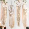 Hand-woven Nordic-style Tapestry Dreamcatcher Star and Moon Decorative Hanging Piece for Home Wall Decoration