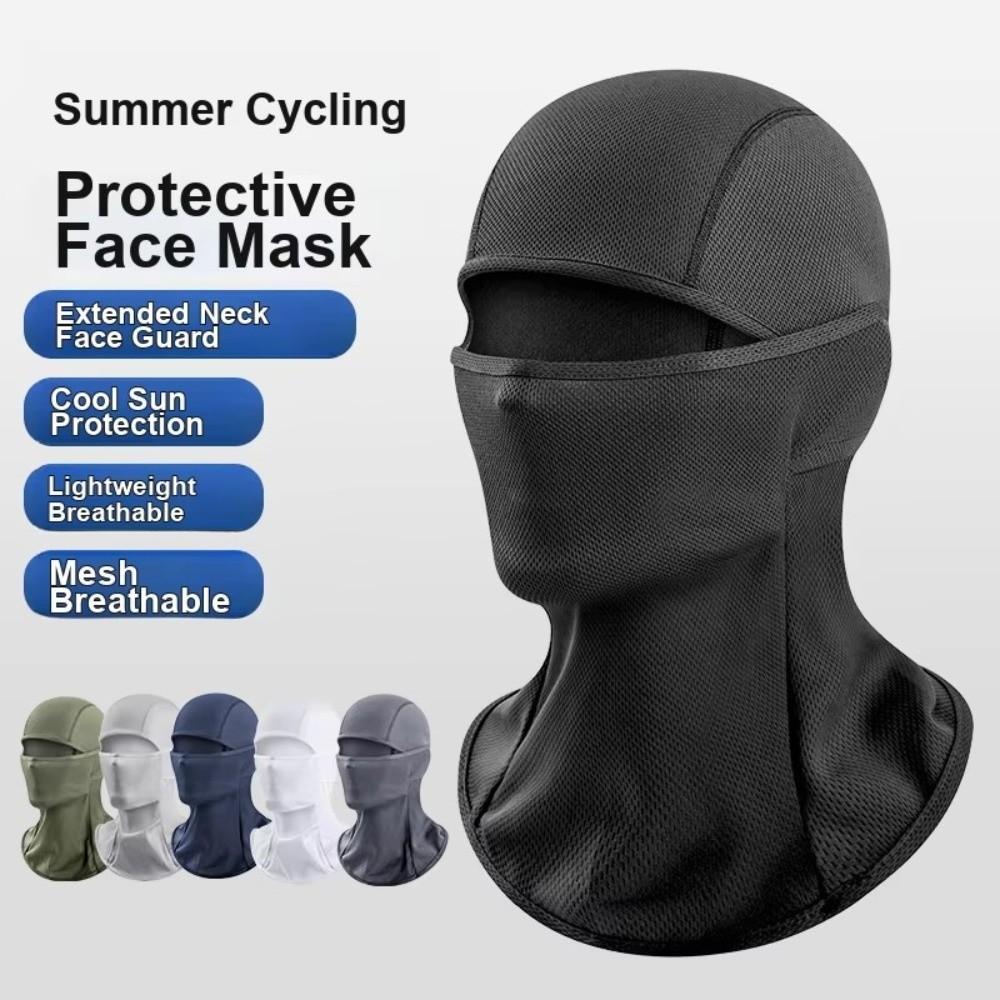 Balaclava de Secagem Rápida Proteção Solar Máscara de Ciclismo Máscara de Rosto Inteiro Protetor de Pescoço Forro de Capacete