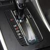 2pcs Carbon Fiber Car Interior Gear Shift Panel Decal Decorative Cover Trim For Honda Accord 2013-2017
