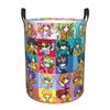 Saint Seiya Knights Of The Zodiac Laundry Basket Collapsible Anime Manga Cartoon Clothes Hamper Storage Bin for Bathroom