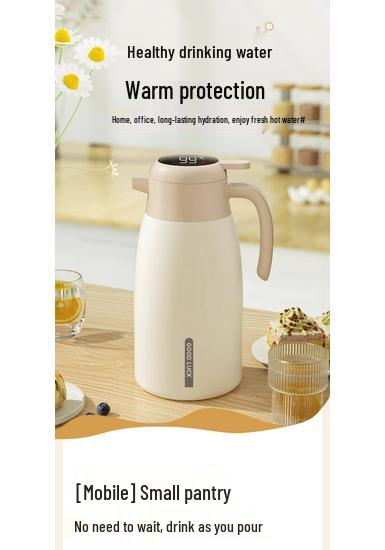 Personalized Large Capacity Stainless Steel Thermos Flask for Home and Dorm Use