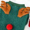 Long-lasting Dog Fleece Clothes Christmas Series Pattern Lovely Thickened Puppy T-shirt Clothes