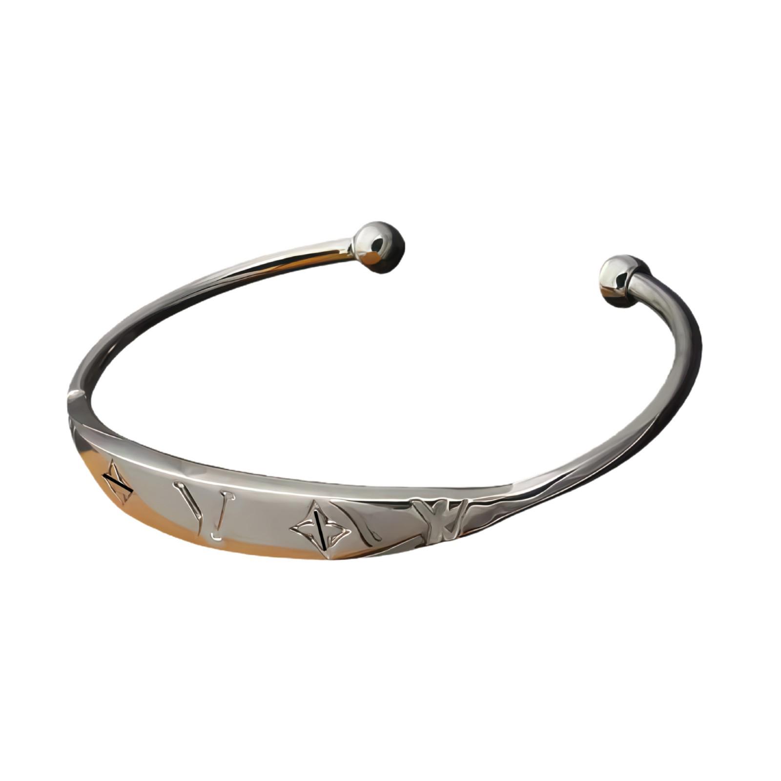 

V Letter Women s Titanium Steel Bracelet - Elegant, Durable & Versatile In Stock (Same Day Shipping)