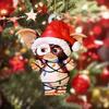 1pc 2D Acrylic Gremlins Christmas Tree Ornament Decoration Interior Rearview Mirror Decorative Pendant Bag And Key Chain